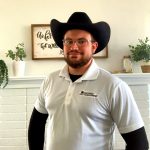 preferred pest management owner, Griffin Thomas on the opening week of preferred pest management in November, 2020