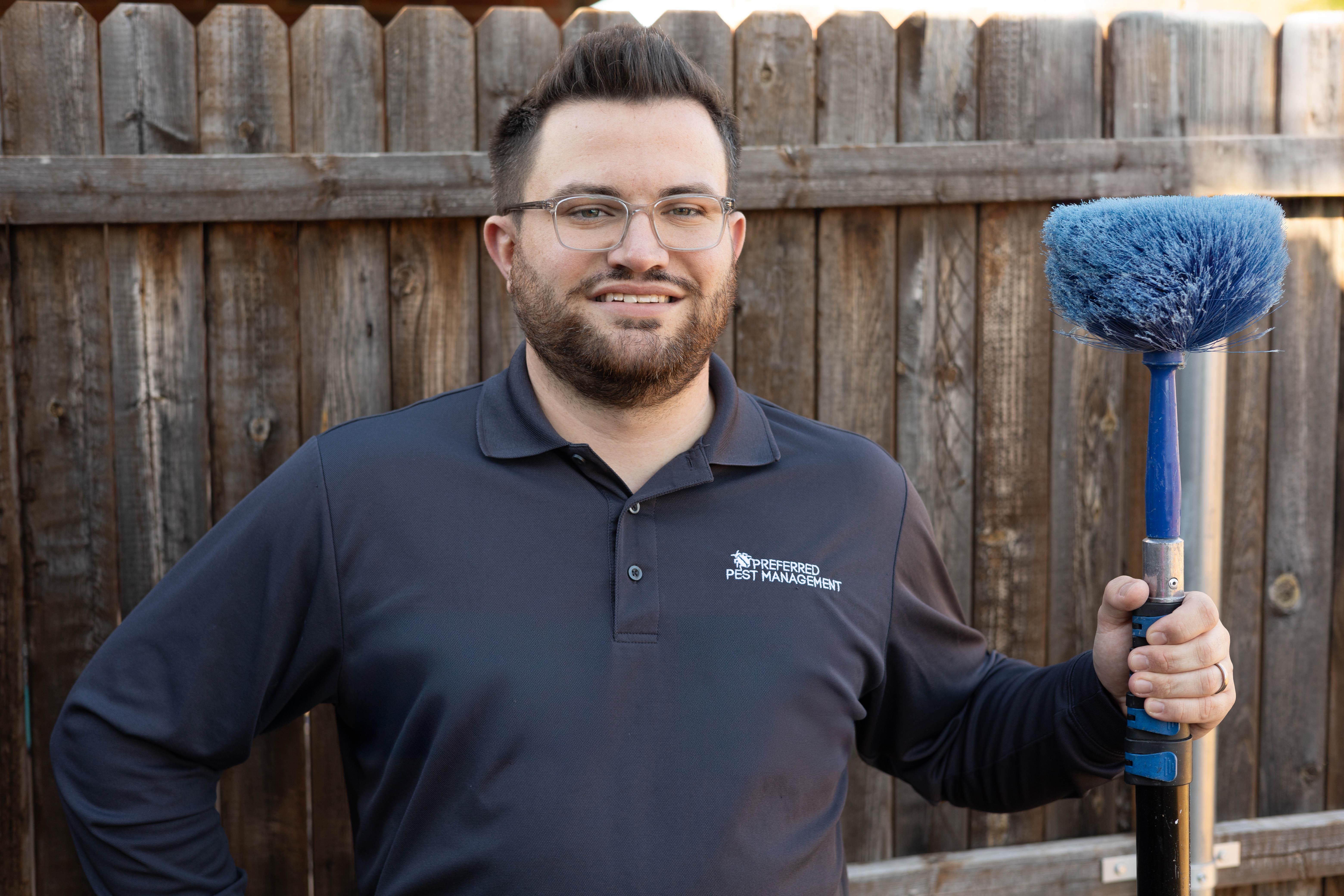 Griffin Thomas, owner of Preferred Pest Management