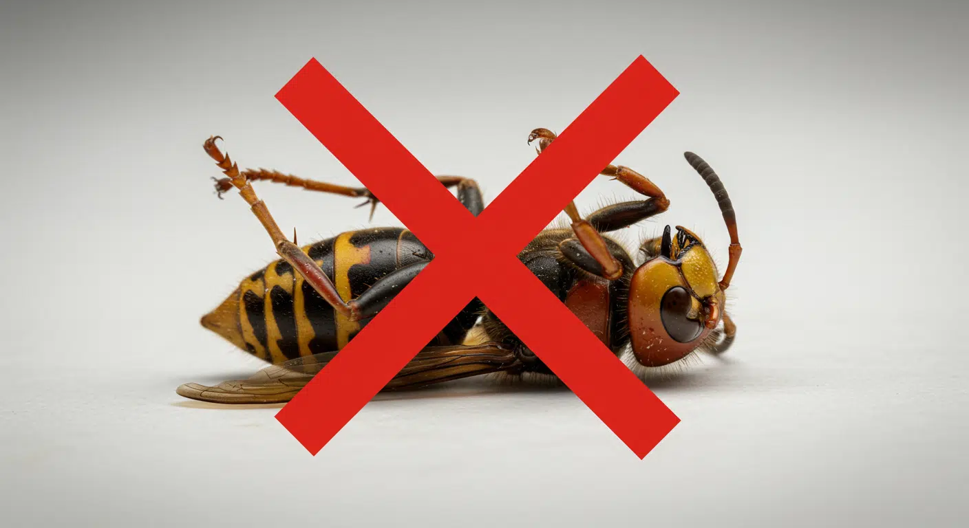 dead hornet red x