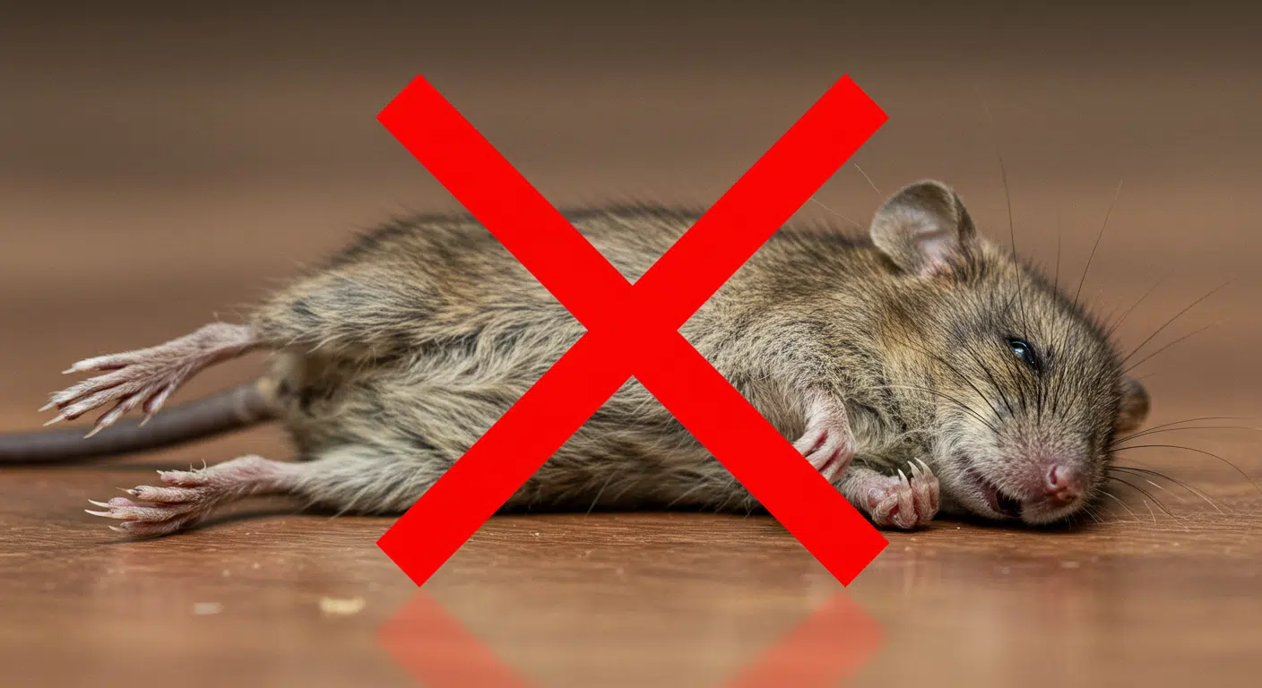 dead mouse red x