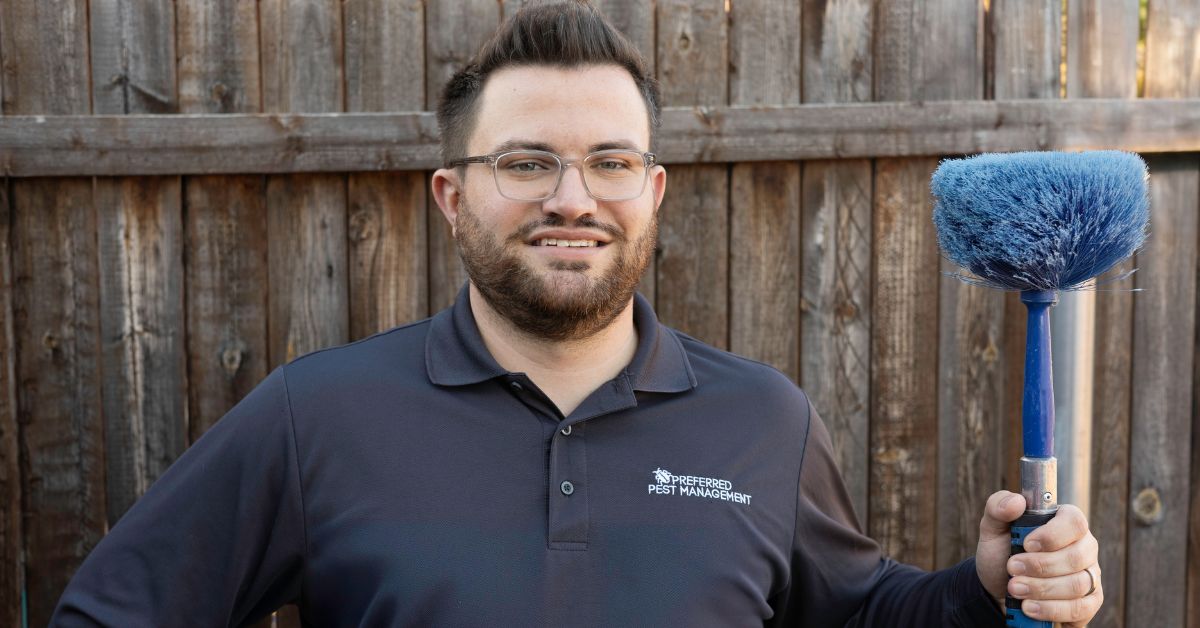 Griffin Thomas of Preferred Pest Management providing pest control service in Caddo Mills, TX